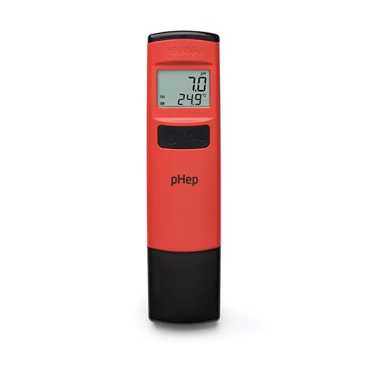 Hanna HI98107 Checker - Handheld Waterproof Pocket pH Tester with 0.1 Resolution pHep - Great for Aquariums, Pools, & Ponds.