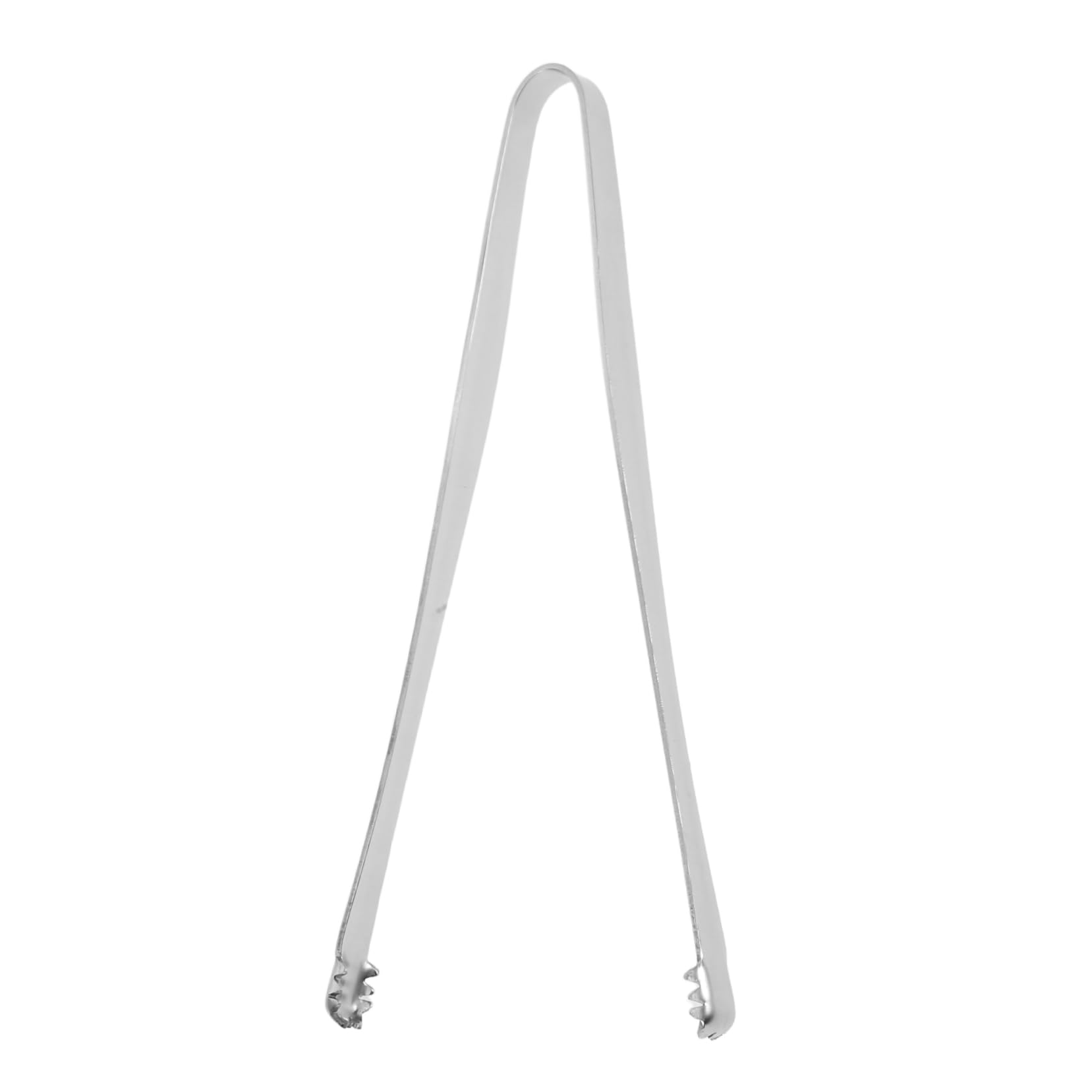 UTHCLO Stainless Steel Anti-slip Clips Eggshell Removing Tool Bbq Tongs Serving Tongs for Party Ice Cube Tweezers Ice Food Tong Sugar Cube Tong Food Safety Clip Silver Stainless Steel