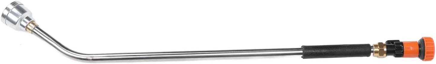 Watering Wand Effortless Switch Sturdy Sprayer for Garden Hose Long Nozzle with Excellent Sealing for Plants and Lawn Stainless Steel, Aluminum (90CM)