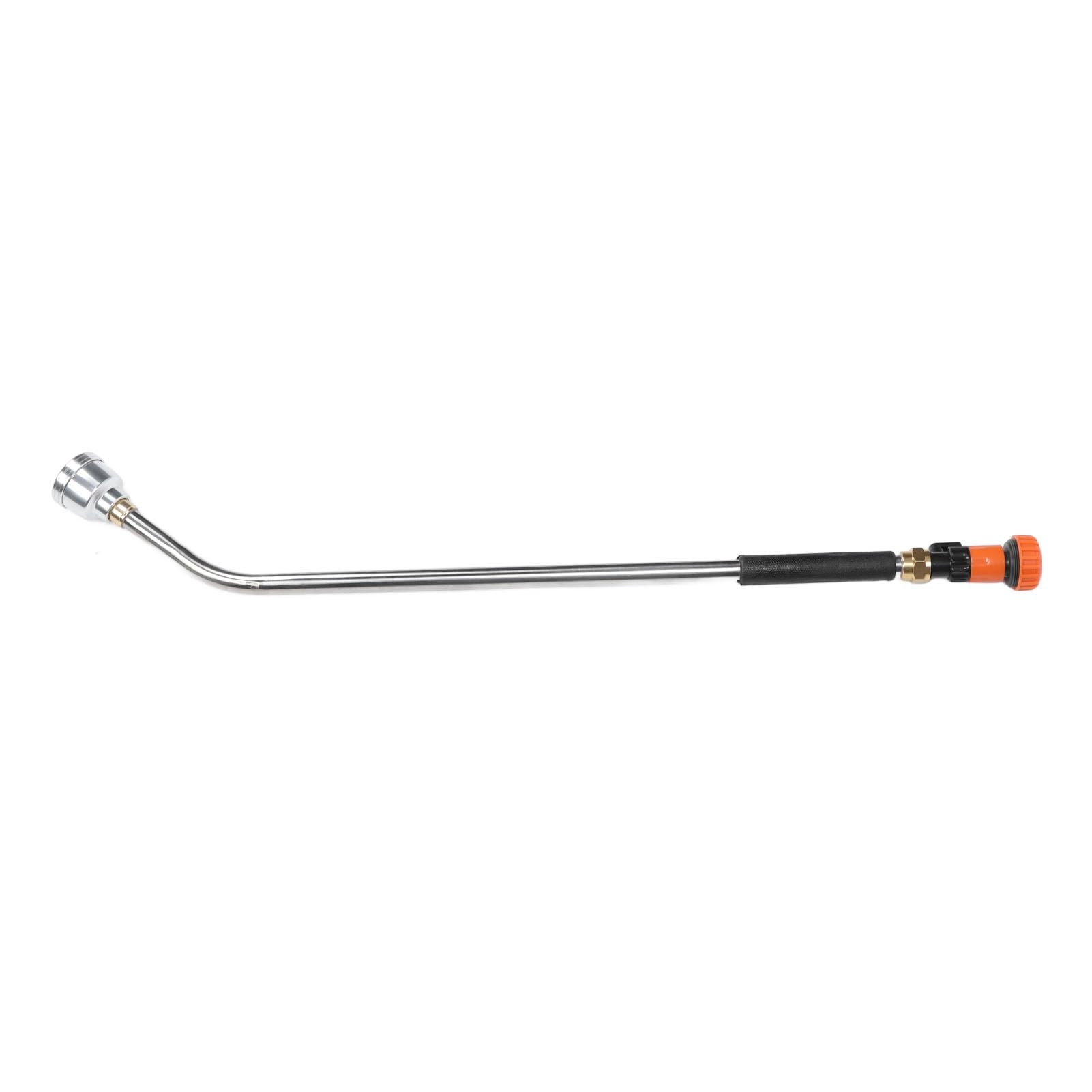 Bacchetta per Irrigazione per Tubo da Giardino, Ugello Spruzzatore Flessibile in Alluminio in Acciaio Inossidabile per l'Irrigazione di Piante e la Cura del Prato (90cm)
