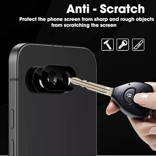 Image of Xmon Back Camera Lens Protector for Google Pixel 9A (1 Pack) Premium Camera Glass Protector Guard, Anti-Scratch, Ultra-Clear, Easy Installation
