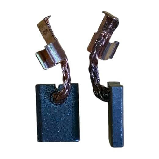 2x Kohlebürsten Motorkohlen für Makita DHP451 Schlagschrauber, CB436 / CB440 / CB448, TN 194427-5, 3 x 10 x 13,5 mm