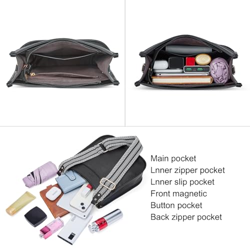 Image of CLUCI Clear Purse,Clear Bag For Stadium Events,Stadium Approved Crossbody Bag Purses for Women with Adjustable Strap