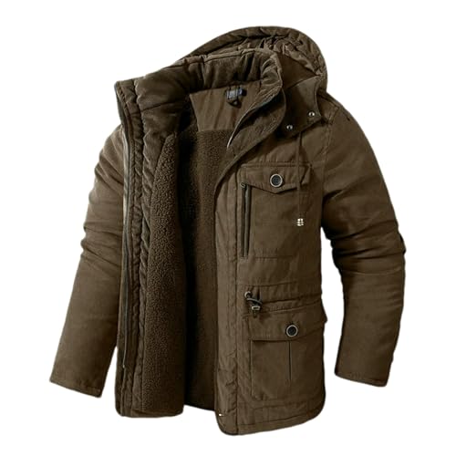Chaqueta de forro polar para hombre ideal para camping en la nieve y protección contra el frío