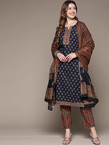 Image of anubhutee Women's Cotton Kurta set