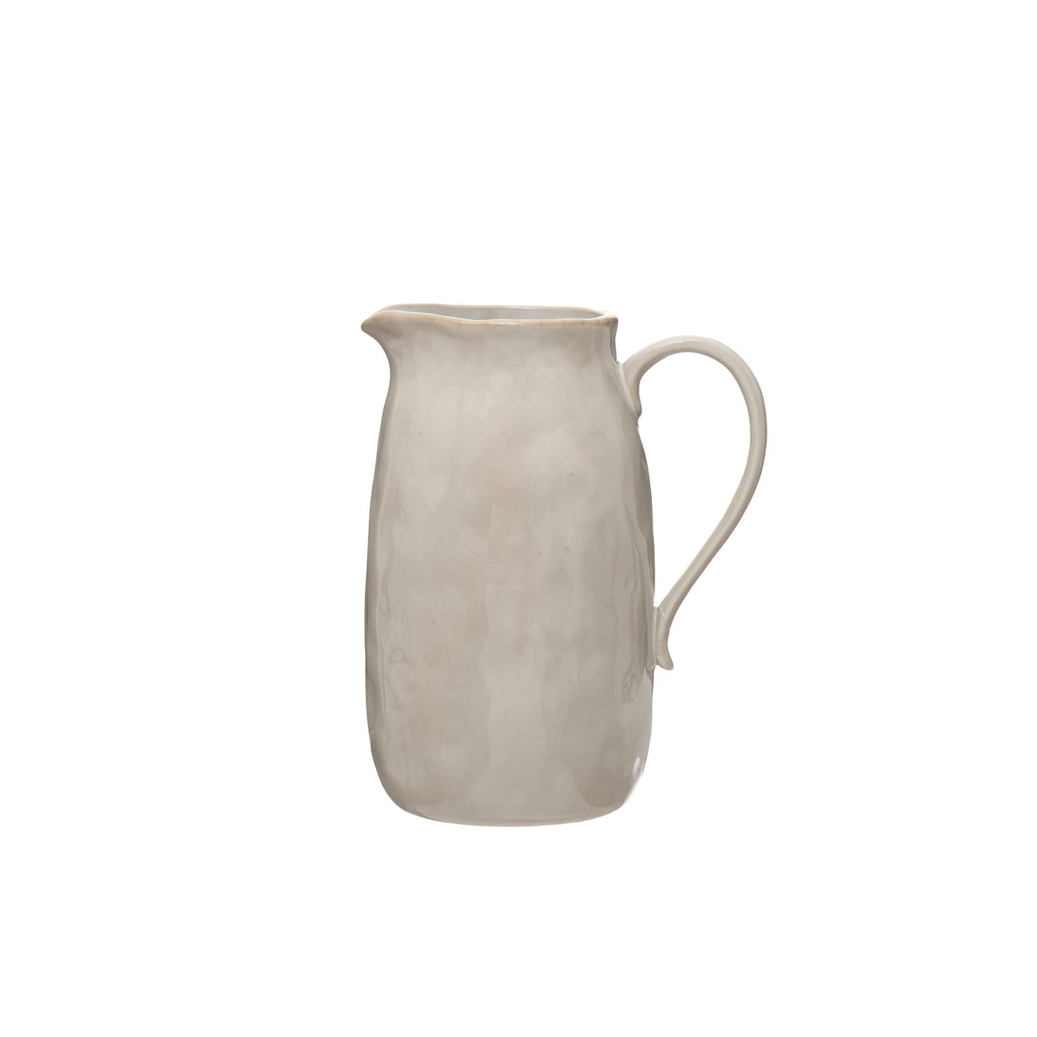 Creative Co-OpStoneware Pitcher, Reactive Glaze