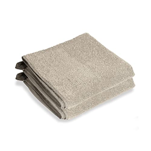 Tapio duschtuch 75x140 cm, Frottee-Mix - 60% Leinen und 40% Baumwolle. Starke und langlebige Aufhängehaken. Maschinenwaschbar bis 60 Grad Cover