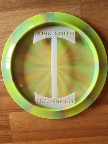 Personalized Disc Golf Stencil