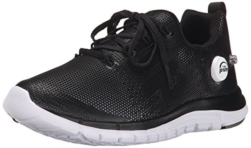 Reebok Zpump Fusion PU Running Shoe (Little Kid/Big Kid)