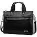 Produktbild mesida Polo Herren Schwarz Echtes Leder Handtaschen Aktentasche Business Laptop-Tasche