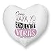Cojin como Vaya Yo y Lo encuentre Verás Dia DE LA Madre - Decoración para el hogar - Frase Divertida Regalos Originales para mamá cumpleaños o Dia de la Madre (Corazón 40cm)