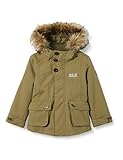 jack wolfskin herren parkajacke halifax warme Fleece-Innenjacke Jack Wolfskin Elk Island 3In1 Parka Kinder, Burnt Olive, 176