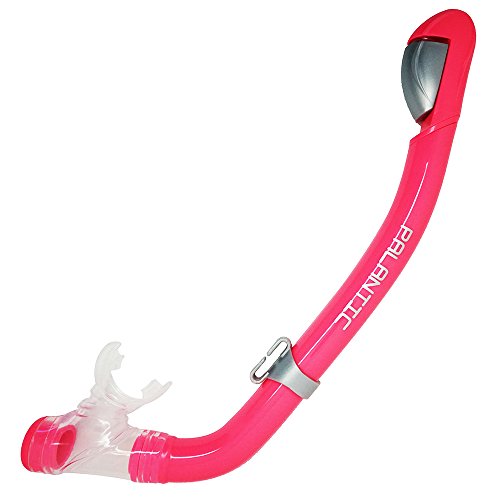 Snorkel J Sumergible Palantic para jóvenes con tubo respirador y válvula de purga inferior