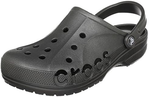Crocs Men's and Women's Baya Clog , Graphite, 12 Women/10 Men