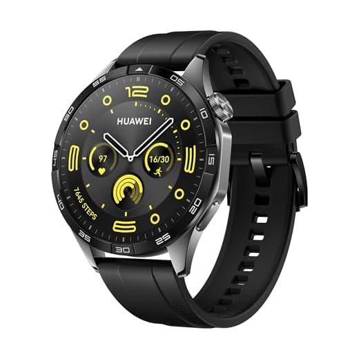 HUAWEI WATCH GT 4 Smart Watch for men women - Up to 2 Weeks Battery Life Fitness Tracker - Compatible with Android & iOS - Health Monitoring with Pulse Wave Analysis - GPS Integrated -Black