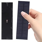 Panneaux solaires portatifs de secours de petite puissance de chargeur de batterie de panneau solaire de 1W 5V
