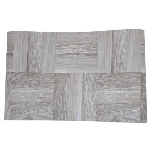 Revêtement de sol en vinyle PVC gris blanc pour rénover sans travaux