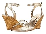 Lilly Pulitzer Natasha Wedge Gold Metallic 10 M