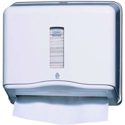 Preisvergleich Produktbild Mini Spender für Zickzack und Lagenfalz Handtücher - weiß Spender für Handtücher mit Zickzack- und Lagenfalzung (C-Falz). Leichte Papierentnahme durch optimierte Entnahmeöffnung. Einfache und bequeme Wartung. Mit Vorratsanzeige. Abschließbar o