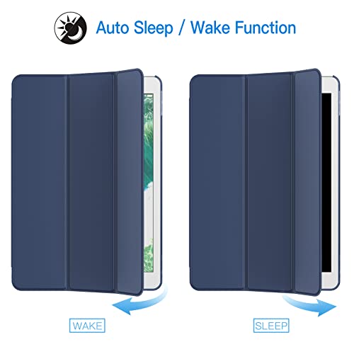 Image of JETech Cover Case for iPad Pro 10.5-Inch and iPad Air 3 (10.5-Inch 2019, 3rd Generation), Smart Cover Auto Wake /Sleep Cover (Navy)