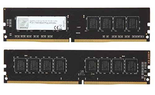 G.SKILL Value 32GB (4 x 8GB) 288-Pin DDR4 SDRAM 2400 (PC4-19200) Desktop Memory Model F4-2400C15Q-32GNT by G.SKILL [sAi]
