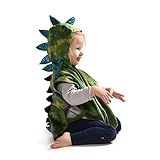 tierkostüm kinder selber basteln MATERIAL: Der Saurier-Umhang ist aus flauschigen, hochwertigen Polyesterstoff, die Zacken am Kopf, Schulter und Rücken sind glänzend und weich gepolstert. Verbindung mit Klettverschluss in den Seiten der Taille halten das Cape in Position.