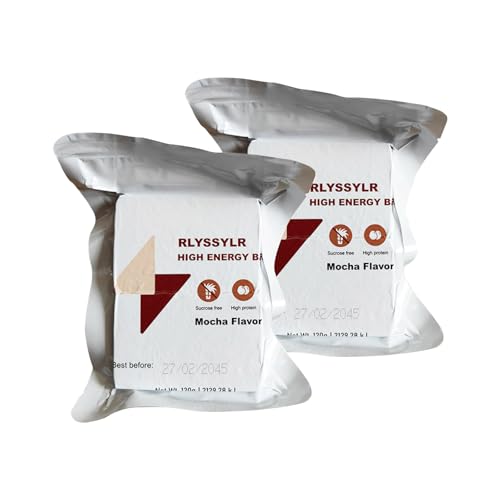 Emergency Food Ration Bars Meals 2025 Ready To Eat 20 Pack, 8 Days Sugar Free Survival Food for Outdoor Camping,20 years Long Self Life (2 PACK, Count, 2)