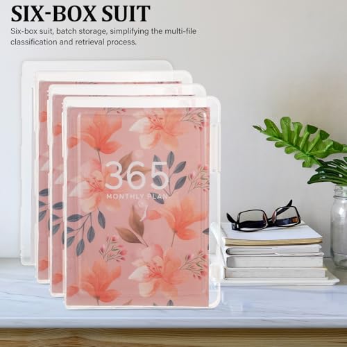 Boîtes de rangement plastique pour documents pour stopper le désordre du bureau - 4