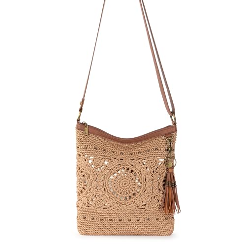 Image of The Sak Lucia Crossbody Bag in Crochet, Convertible Purse with Adjustable Shoulder Strap