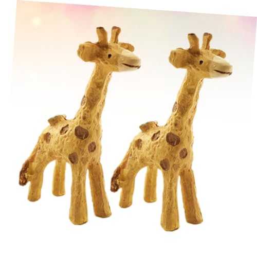 Statues de girafe en résine faites à la main pour décoration chic - 5