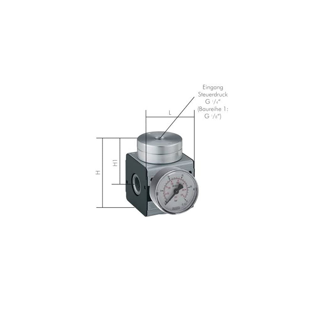 Multifix radiocomandati regolatore di pressione (Volume Booster) riduttore di pressione dell' aria Regolatore