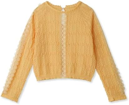 Amazon | [ファーファー] レース編みトップス RWNT241091 レディース 