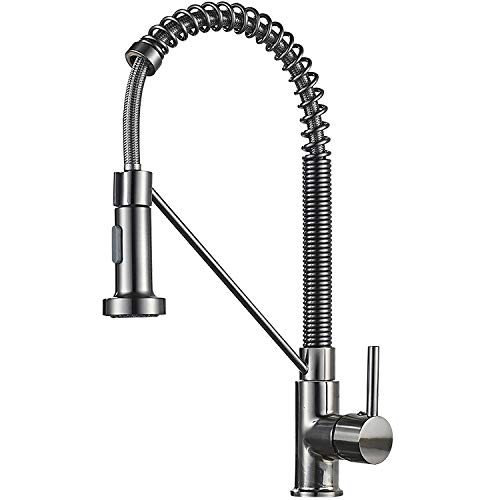 Spring pull hot and cold mixed water multifunctional kitchen faucet vegetable basin sink faucet bathroom