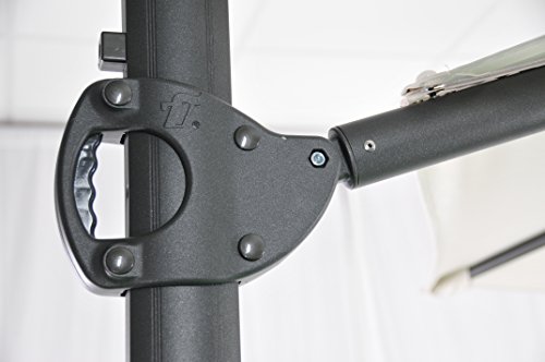 SORARA Roma Parasole da Giardino, Sabbia, ø 300 cm...