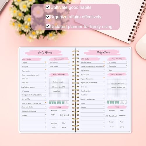 Kaicn KAICN-214 Undated Daily Planner To Do List Notebook,Meals Plan thumb #4