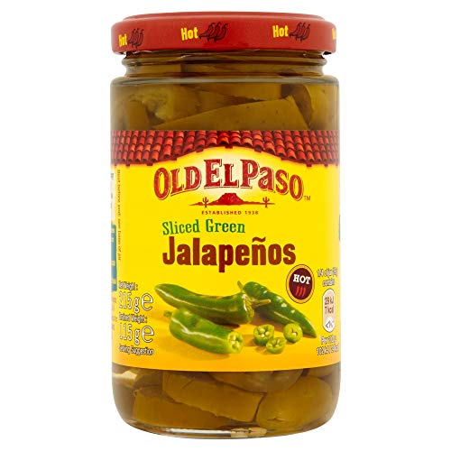 Old El Paso Slice Green Jalapenos 215g