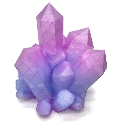Image of Translucent Rainbow Dreamy Crystal PLA 1.75mm 1kg 3D Printer Filament FDM
