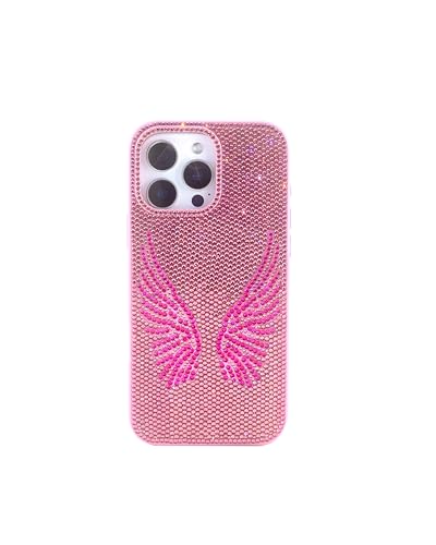Image of JW PEI Artificial Crystal Angel Wings Phone Case - Pink