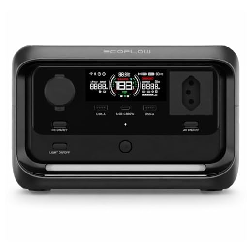 EcoFlow River 3 Plus 286Wh Estação de Energia Portátil 600W | Camping, Backup Energia, Carrega Geladeira e Notebook (Saída 127V)