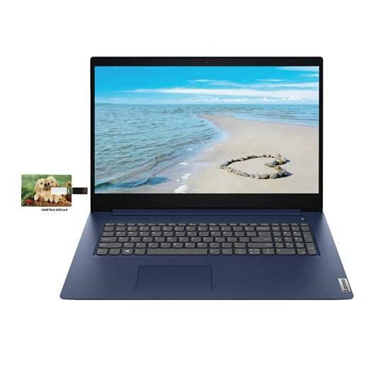 Newest Lenovo IdeaPad 3 17.3" HD Business Laptop, 10th Gen Intel Core i5-1035G1 (Beat i7-8550U), 20GB RAM 1TB SSD, for Business and Student, Webcam Windows 10 Pro | 32GB Tela USB Card