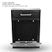 KYODOLED Steel Key Lock Mail Boxes Outdoor, Locking Wall Mount Mailbox, Security Lock Drop Box, Collection Boxes,16.2H x 11.22L x 4.72W Inches, Black X Large