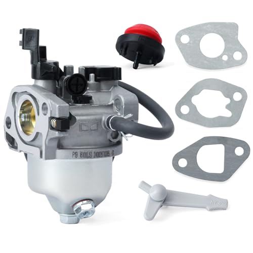 Mhrxusd Carburetor Kit Replacement for YardMax YB5765 22\" 6.5hp 196cc PDST24 PDST24E Snow Thrower, Carb/Gaskets