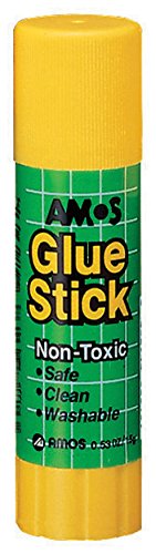 Amos Glue Stick, 15g, Pack of 20 1