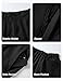 JMIERR Mens Summer Baggy Dress Shorts 2026 Pleated Button Office Fashion Work Business Shorts with Pockets, M, Black
