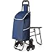 YYAI-HHJU Mit Einem Stuhl, Einen Einkaufswagen Klettern, Einen Alten Einkaufswagen, Einen Kleinen Wagen, Einen Trolley, Einen Klappbaren Trolley, Eine Tragbare Volleisenverbindung