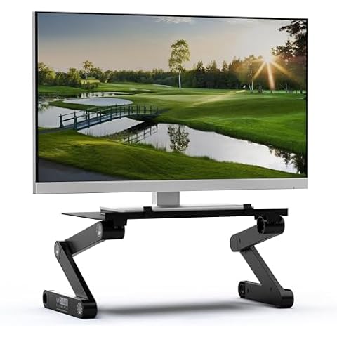 WorkEZ Monitor Stand for Desk - Single Monitor Mount Height Adjustable Monitor Stand Computer Monitor Riser for Single Computer Monitor Stand Ergonomic computer monitor stand for desk monitor mount Cover
