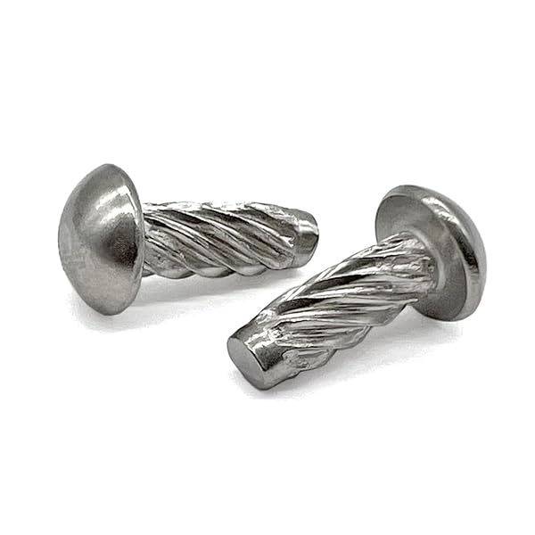 (500 Pieces) #4x3/8" 304 Stainless Steel Round Head Type U Drive Screws