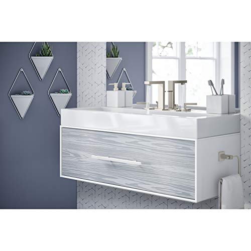 Symmons Slw-3612-Stn-1.0 Duro Widespread 2-Handle Bathroom Faucet With Drain Assembly In Satin Nickel (1.0 Gpm) #TOP2