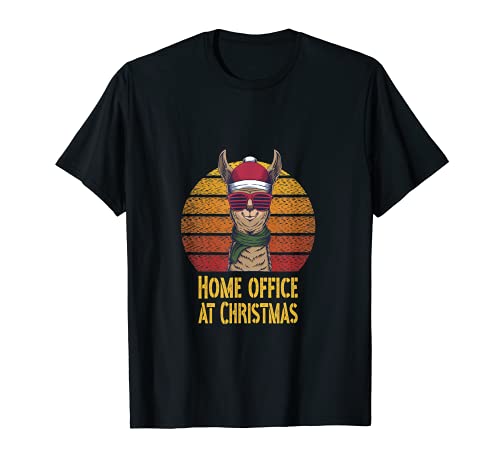 Home Office at Christmas Büro Advent Weihnachten T-Shirt
