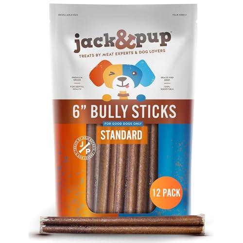 Jack & Pup 6 Inch Premium Bully Sticks